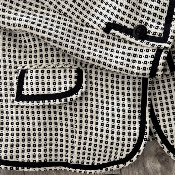 Norton‎ McNaughton Checkered Blazer with Black Trim - Picture 3 of 3